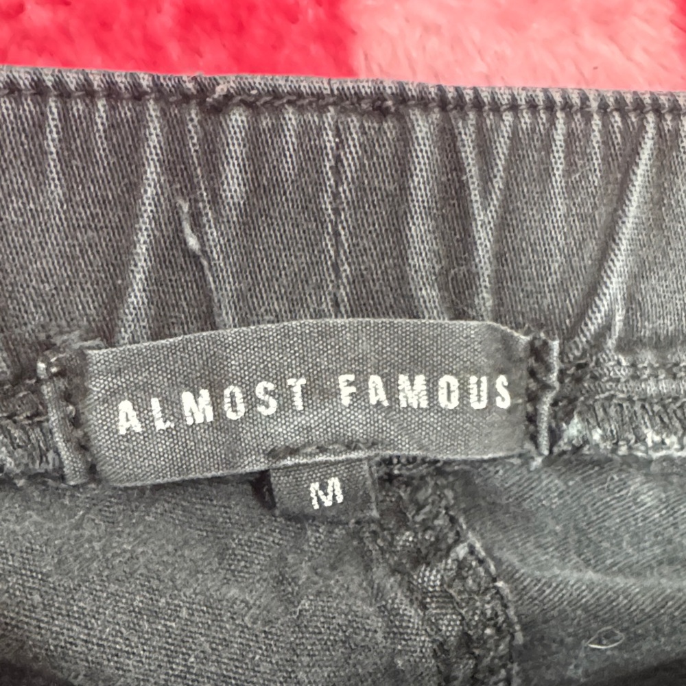 Almost Famous Black Distressed Jeggings - Picture 2 of 7